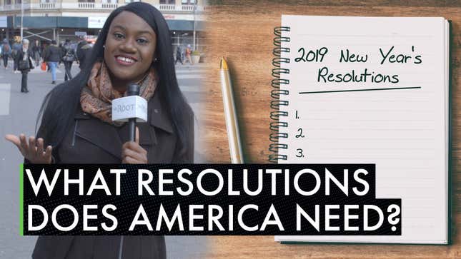 America Needs to Do Better, So Here Are Some New Year’s Resolutions for the U.S.
