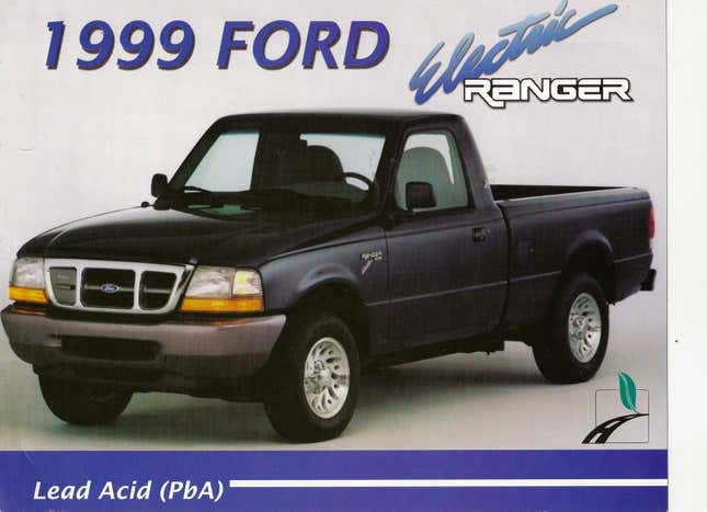 This Manual Transmission Electric Ford Ranger Has A 30 Mile Range And ...