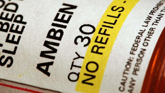 Image for article titled Sleep Drugs Like Ambien Will Get a New FDA Warning About Potentially Fatal Side Effects