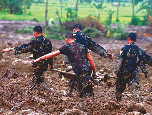 Image for article titled Philippine Mud Wins In Landslide