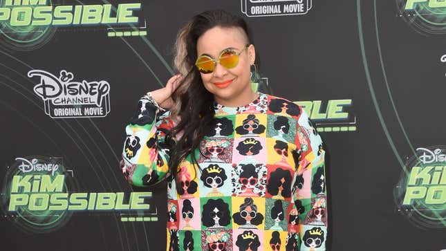 Raven-Symone attends the premiere of Disney Channel’s “Kim Possible” on February 12, 2019 in Los Angeles, California.