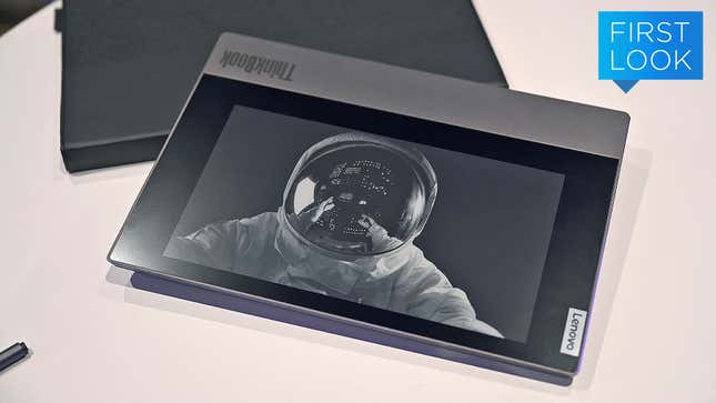Image for article titled Lenovo Can&#39;t Quit Putting E-Ink Screens in Things, and It&#39;s Awesome