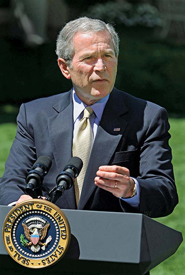 President Bush says the U.S. must shed its dependence on drilling foreign wildlife.