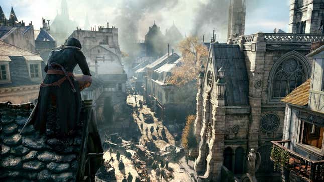 Imagen para el artículo titulado La reconstrucción de la catedral de Notre Dame podría tener una ayuda inesperada: un videojuego