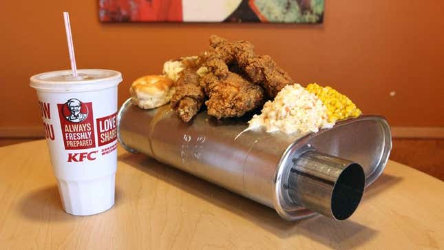 Image for article titled KFC, Midas Team Up For Much-Anticipated Crossover Meal