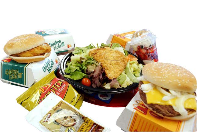 Image for article titled Fast Food Chains Aim For Healthier Image