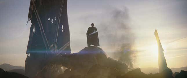 The Darksaber has left Mandalorian hands once more, now in the possession of their former subjugators.