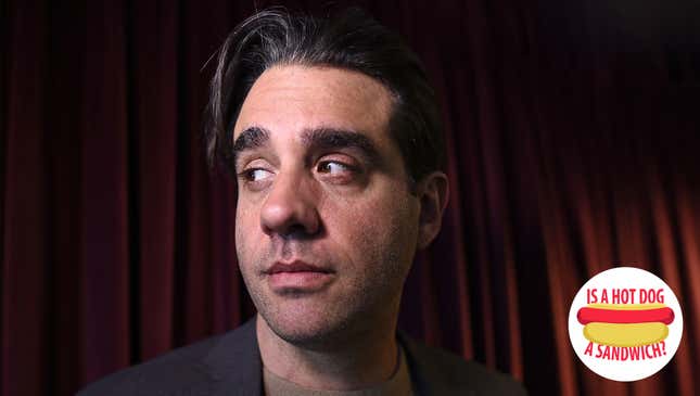 Image for article titled Hey Bobby Cannavale, is a hot dog a sandwich?