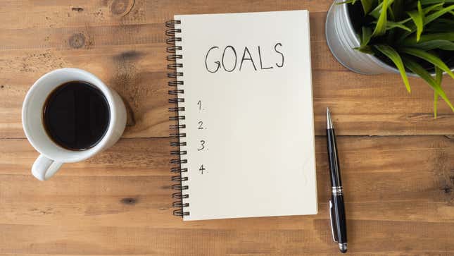 Image for article titled Instead of Big New Year&#39;s Resolutions, Make Smaller New Year&#39;s Goals
