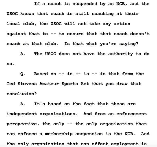 Image for article titled SafeSport, The USOC's Attempt To Stop Child Abuse, Is Set Up To Fail—Just Like It Was Supposed To