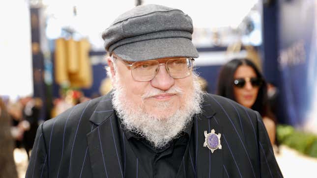 George R.R. Martin at the 70th Emmy Awards.