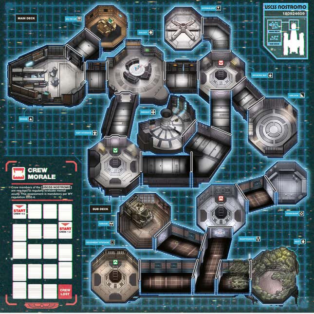 The game board.