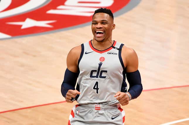 Image for article titled Sorry, LeBron. I Wanna See Russell Westbrook In the Play-In Tournament
