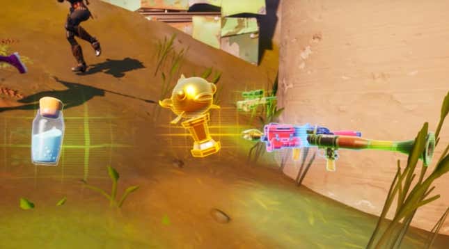Image for article titled Fortnite&#39;s Mythic Goldfish Is Powerful But Rare