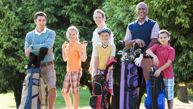 Image for article titled Golf Pretty Sure All Those Young Black Kids Inspired By Tiger Woods Should Have Arrived By Now