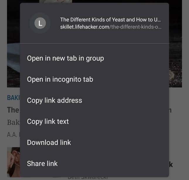 How to create tab groups in android s chrome browser