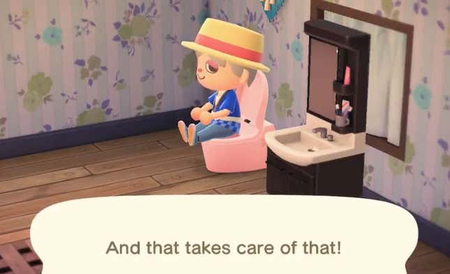 Image for article titled You Can Poop In Animal Crossing: New Horizons
