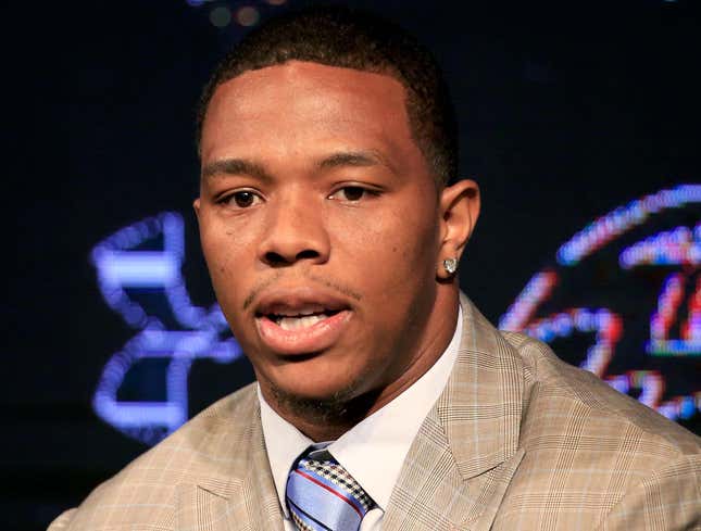 Image for article titled Ravens Lauded For Brave Decision To Cut Ray Rice 4 Months Too Late