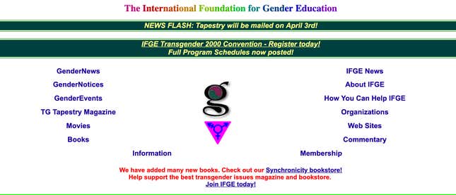 Image for article titled An Oral History of the Early Trans Internet
