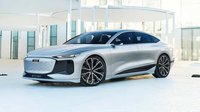 Image for article titled The Audi A6 E-Tron Concept Is A Long-Range EV With A Confusing Name