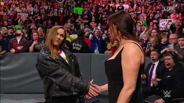 Ronda Rousey Signs Full-Time WWE Contract, Shows Up At Royal Rumble