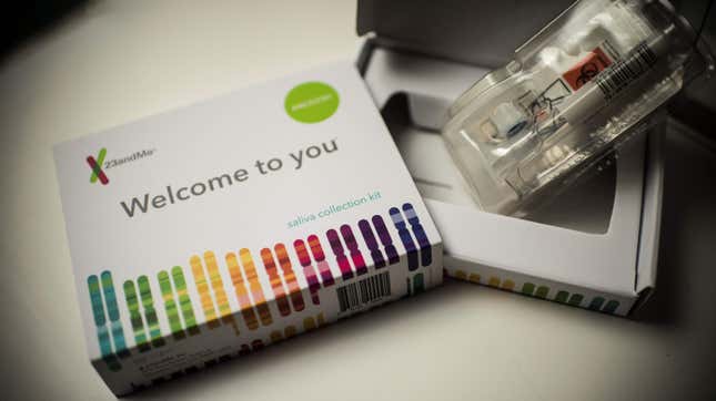 A 23andMe kit. 