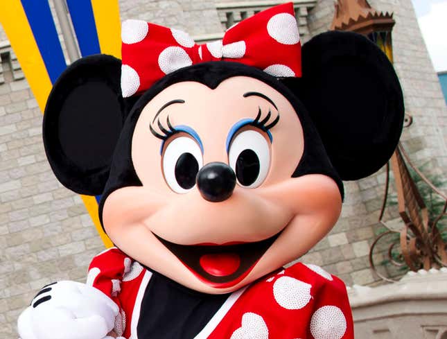 Image for article titled Disturbingly Deep Voice Emanates From Minnie Mouse Costume