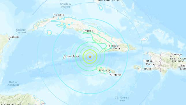 Image for article titled Powerful Earthquake Jolts Caribbean Near Jamaica