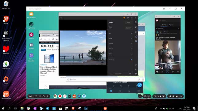 Imagen para el artículo titulado Olvida los teléfonos plegables, Samsung DeX sigue siendo el experimento más interesante de Samsung