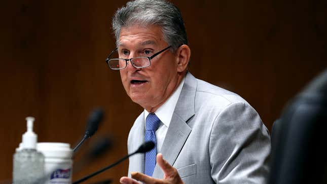 Image for article titled Joe Manchin Claims West Virginians Too Deficient In Character, Grit To Deserve $15 Minimum Wage