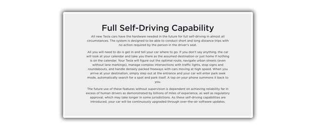 Image for article titled Tesla Owners Take To Reddit Asking What Happens If 'Full Self Driving' Isn't Real