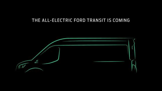 Image for article titled The U.S.-Built Electric Ford Transit Will Change The Van World