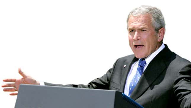 Image for article titled Bush&#39;s Surveillance Act