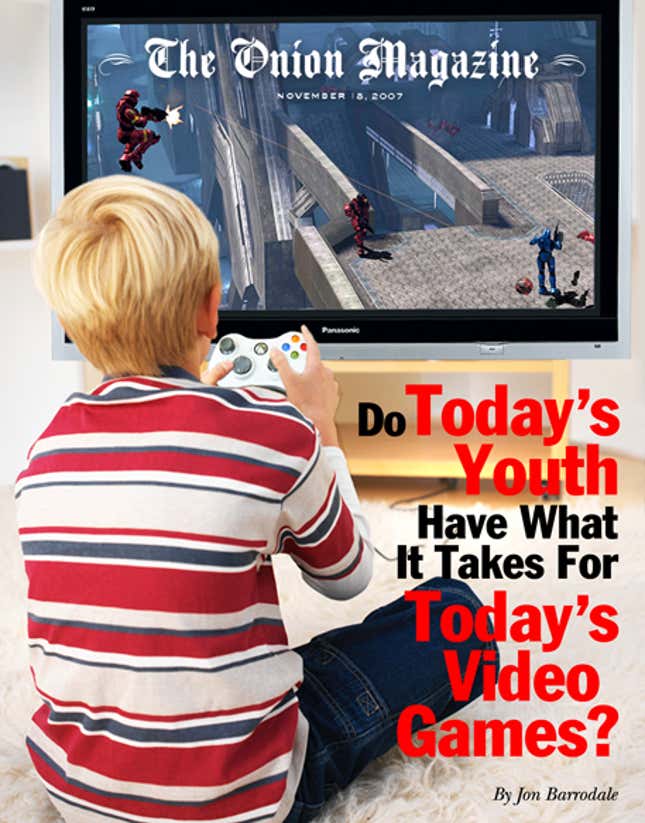 Image for article titled Do Today&#39;s Youth Have What It Takes For Today&#39;s Video Games?