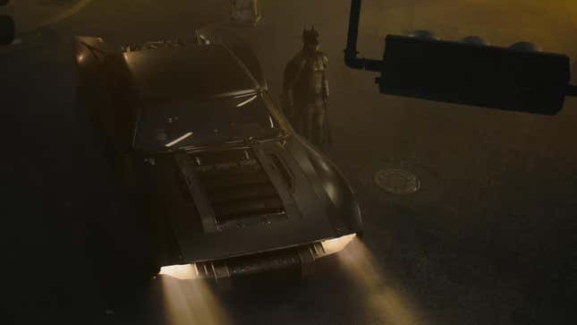 Image for article titled The New Batmobile Looks Like An Old Barracuda With An RV Engine In The Trunk