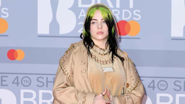 Image for article titled Billie Eilish Says &#39;If I Shed the Layers, I Am a Slut,&#39; Addressing Body Image in Tour Video