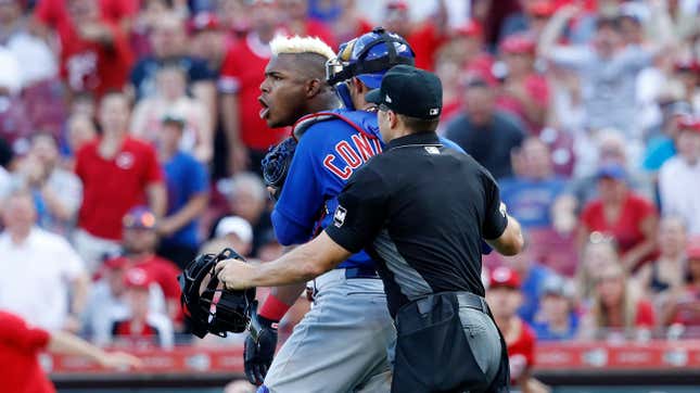 Image for article titled Cubs&#39; Pedro Strop On Yasiel Puig: &quot;It&#39;s Not A Secret He&#39;s Stupid. He&#39;s Stupid As Fuck.&quot;