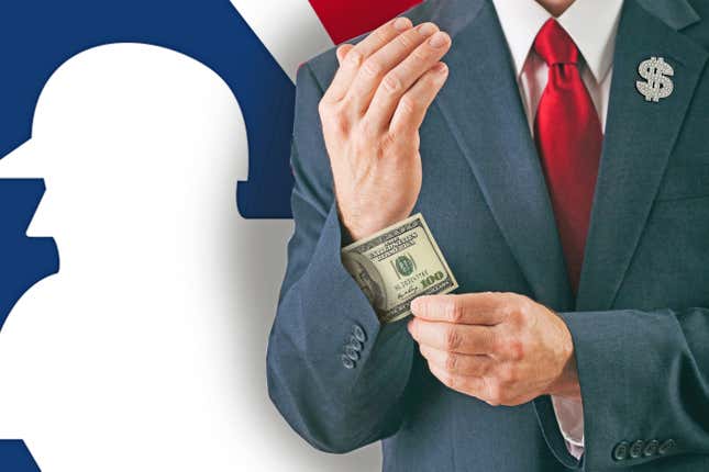 Image for article titled MLB Owners Claim To Show Their Cards, Ignore The Ones Up Their Sleeves