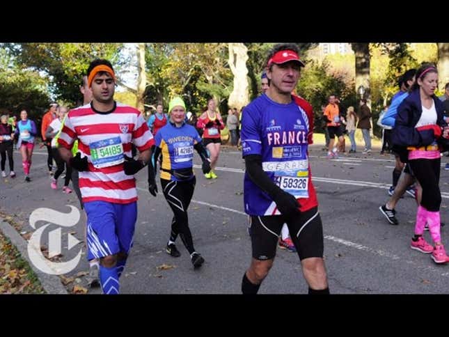 Bill Cunningham Rates Marathon Fashion 'Wondaful.'