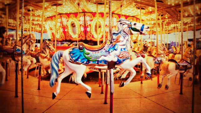 Image for article titled Report: If It Weren’t For Covid, You’d Be On A Carousel Right Now