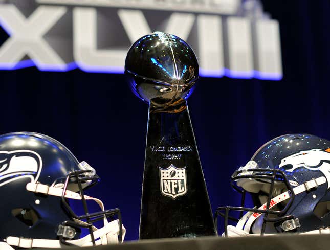 Image for article titled Depraved Lombardi Trophy Excited To Be Covered In Greasy Fingerprints