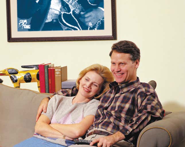 Steve Smalls enjoys a Kenny Wayne Shepherd CD with his wife June.