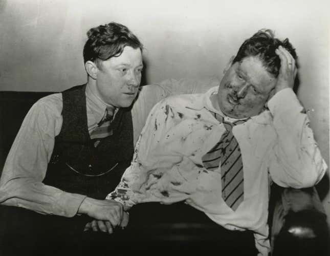 Image for article titled Let's Remember That Time UAW President Walter P. Reuther Wore A Suit To An Ass Beating