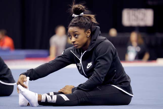 Image for article titled Simone Biles Tears Up While Expressing Anger At USA Gymnastics