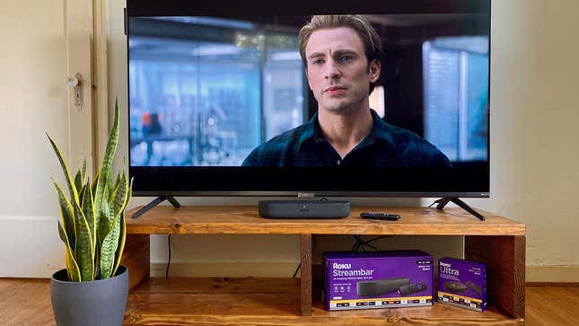 Image for article titled Stream Movies to Your Soundbar on a &#39;Sandwich-Sized&#39; Roku Streambar, Now $30 Off