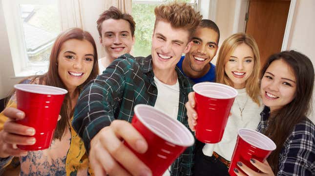College students drinking