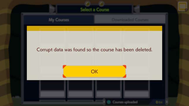 Image for article titled Even Your Offline Mario Maker 2 Levels Aren’t Safe From Deletion