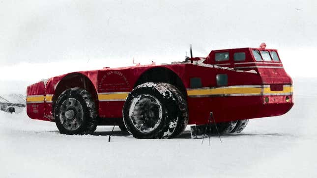 Imagen para el artículo titulado La increíble historia del Snow Cruiser, el monstruoso vehículo perdido en alguna parte de la Antártida