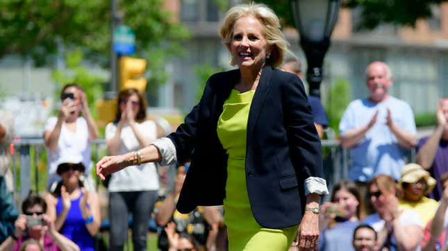 Jill Biden on the campaign trail in 2019