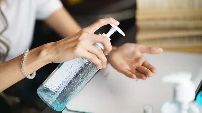 Image for article titled The TSA Now Allows 12 Oz. of Hand Sanitizer in Carry-On Luggage